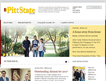 Tablet Screenshot of magazine.pittstate.edu
